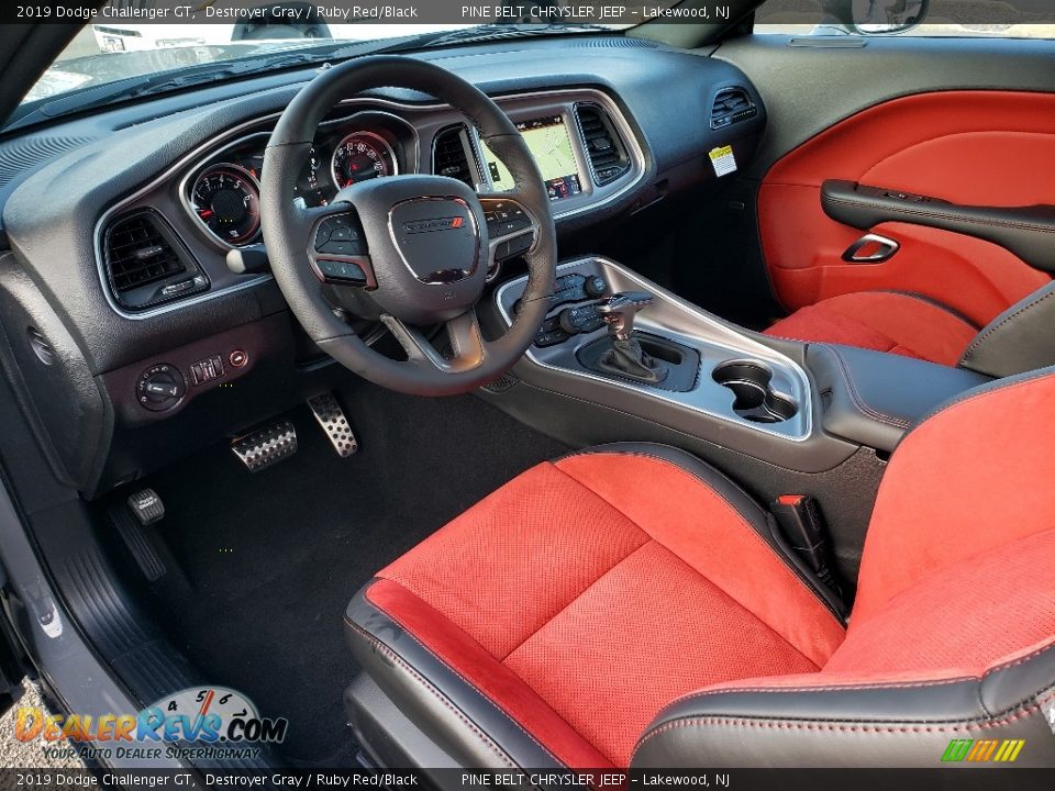 Ruby Red/Black Interior - 2019 Dodge Challenger GT Photo #6