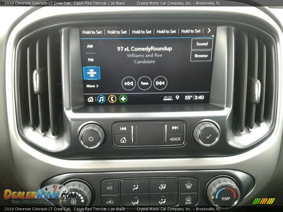 2019 Chevrolet Colorado LT Crew Cab Cajun Red Tintcoat / Jet Black Photo #15