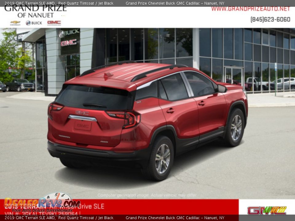 2019 GMC Terrain SLE AWD Red Quartz Tintcoat / Jet Black Photo #3