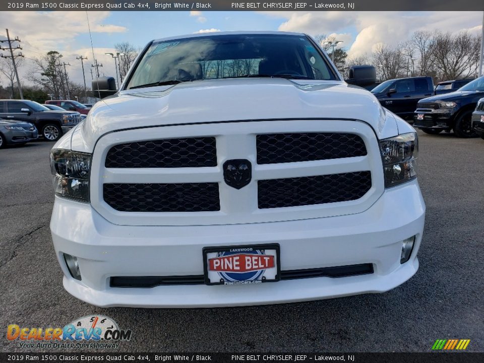 2019 Ram 1500 Classic Express Quad Cab 4x4 Bright White / Black Photo #2
