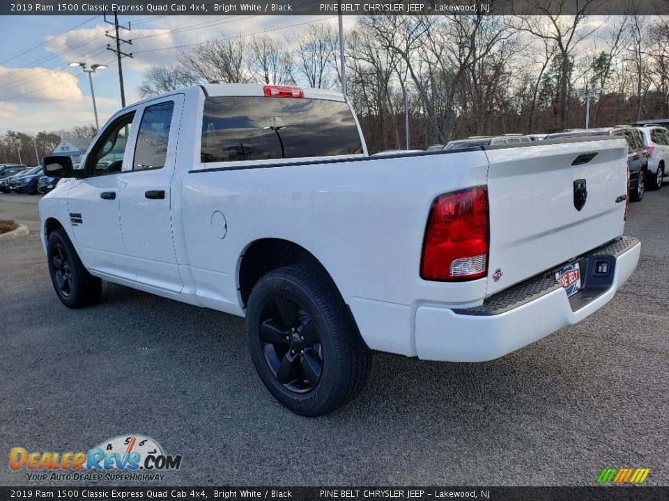 2019 Ram 1500 Classic Express Quad Cab 4x4 Bright White / Black Photo #4