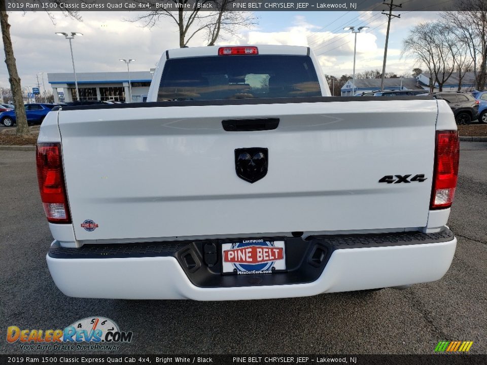 2019 Ram 1500 Classic Express Quad Cab 4x4 Bright White / Black Photo #5