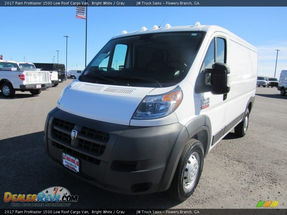 2017 Ram ProMaster 1500 Low Roof Cargo Van Bright White / Gray Photo #1