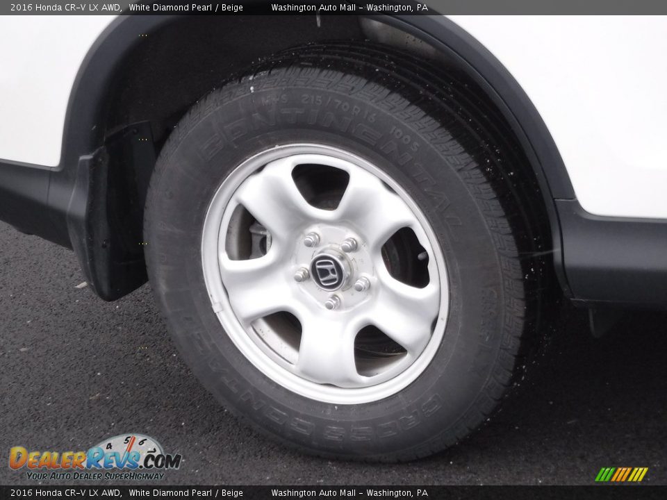 2016 Honda CR-V LX AWD White Diamond Pearl / Beige Photo #3