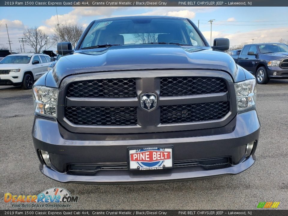 2019 Ram 1500 Classic Express Quad Cab 4x4 Granite Crystal Metallic / Black/Diesel Gray Photo #2