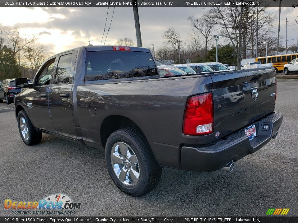 2019 Ram 1500 Classic Express Quad Cab 4x4 Granite Crystal Metallic / Black/Diesel Gray Photo #4