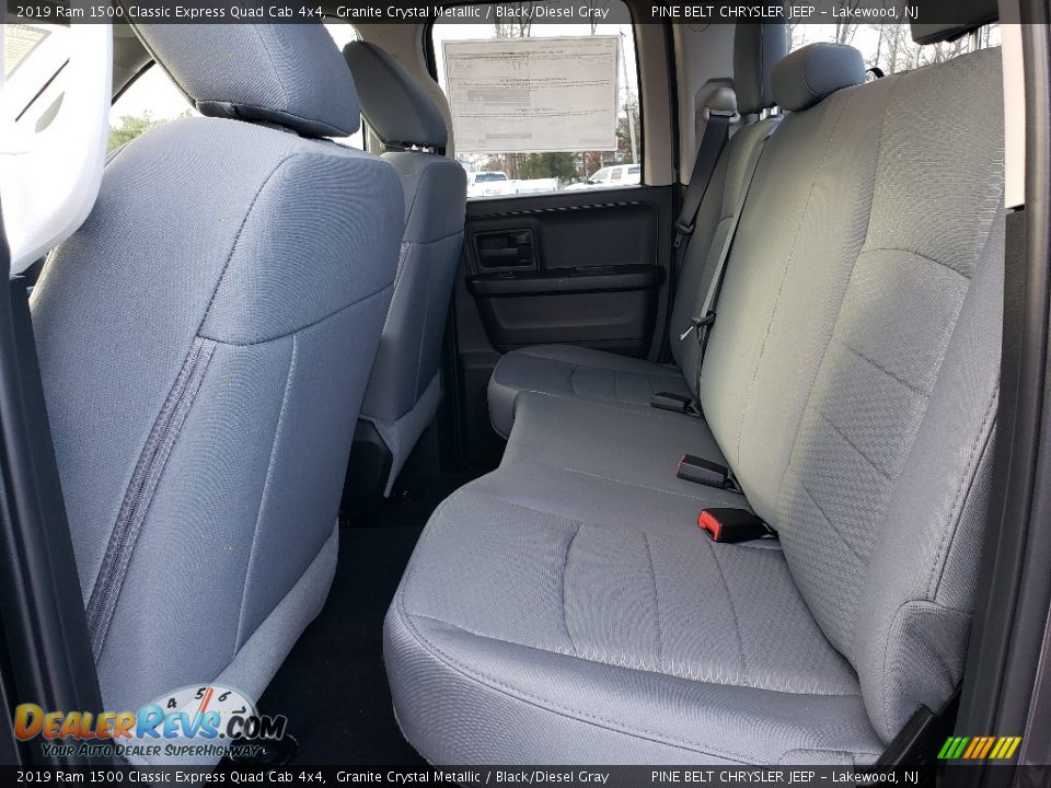 2019 Ram 1500 Classic Express Quad Cab 4x4 Granite Crystal Metallic / Black/Diesel Gray Photo #6