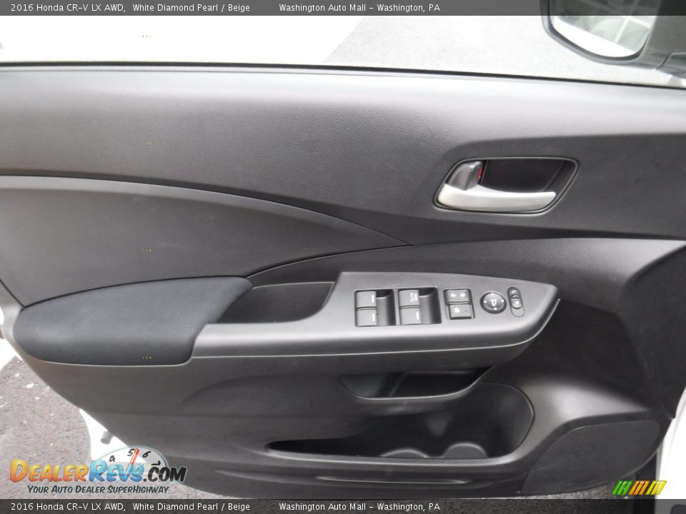 2016 Honda CR-V LX AWD White Diamond Pearl / Beige Photo #11