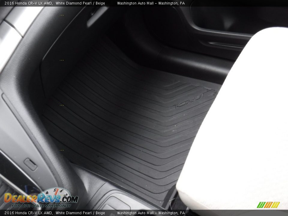 2016 Honda CR-V LX AWD White Diamond Pearl / Beige Photo #15