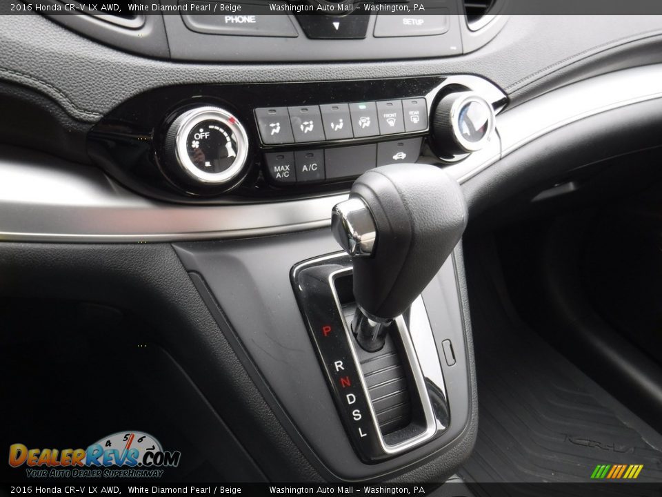 2016 Honda CR-V LX AWD White Diamond Pearl / Beige Photo #16