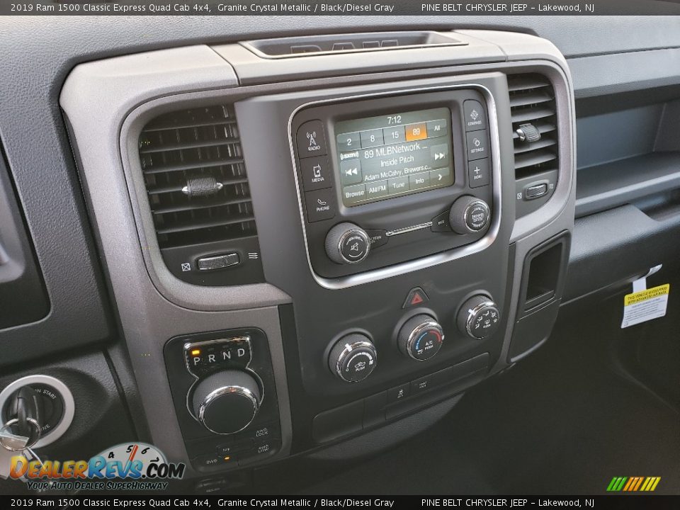 2019 Ram 1500 Classic Express Quad Cab 4x4 Granite Crystal Metallic / Black/Diesel Gray Photo #10
