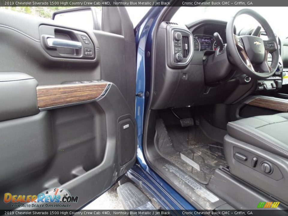 2019 Chevrolet Silverado 1500 High Country Crew Cab 4WD Northsky Blue Metallic / Jet Black Photo #6