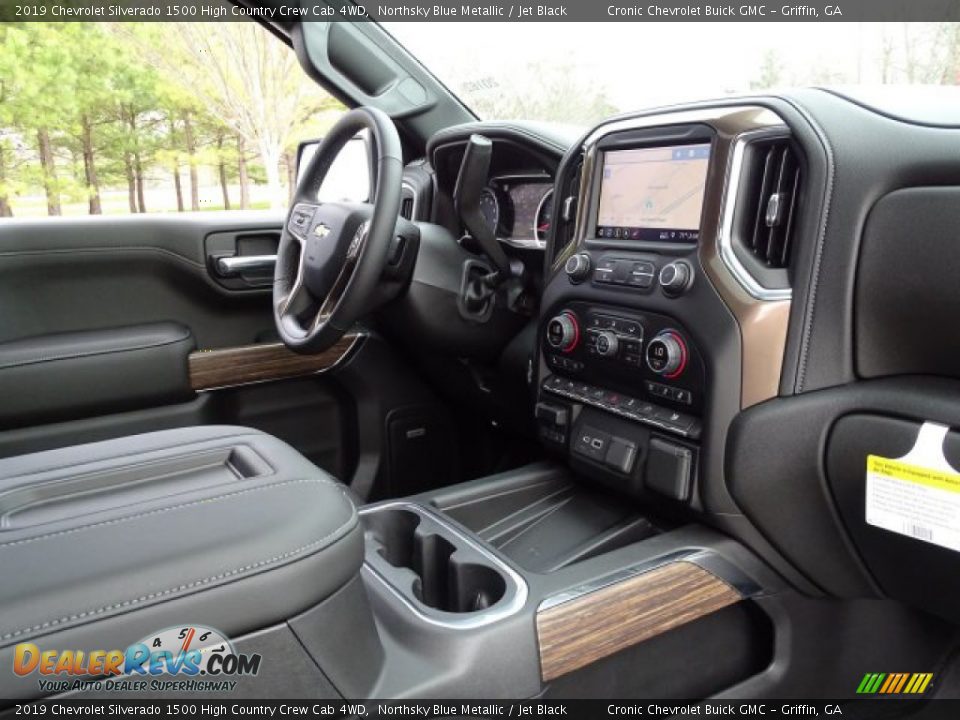 2019 Chevrolet Silverado 1500 High Country Crew Cab 4WD Northsky Blue Metallic / Jet Black Photo #30