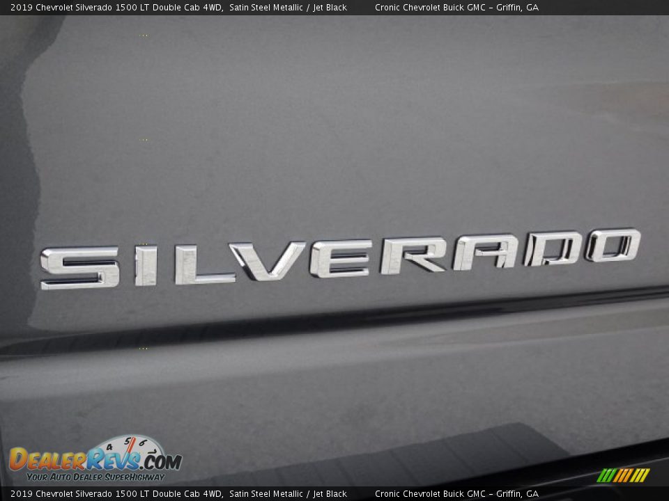 2019 Chevrolet Silverado 1500 LT Double Cab 4WD Satin Steel Metallic / Jet Black Photo #7