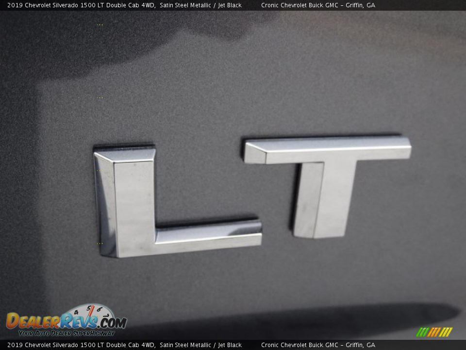 2019 Chevrolet Silverado 1500 LT Double Cab 4WD Satin Steel Metallic / Jet Black Photo #8