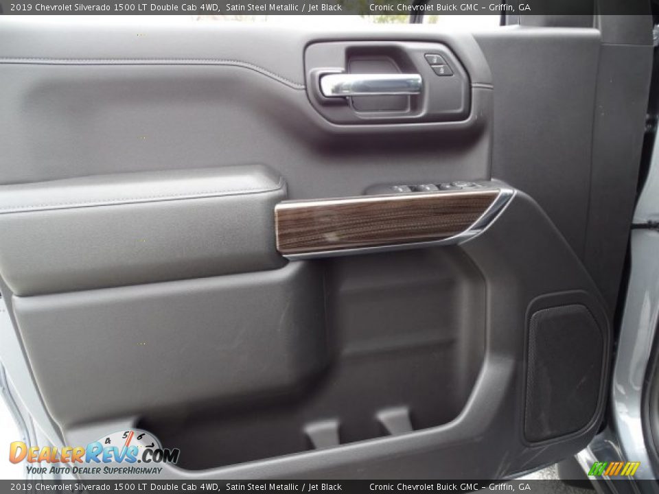 2019 Chevrolet Silverado 1500 LT Double Cab 4WD Satin Steel Metallic / Jet Black Photo #11