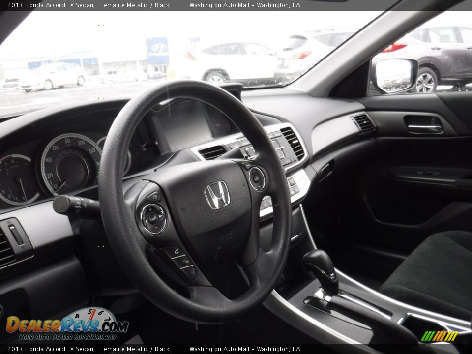 2013 Honda Accord LX Sedan Hematite Metallic / Black Photo #9