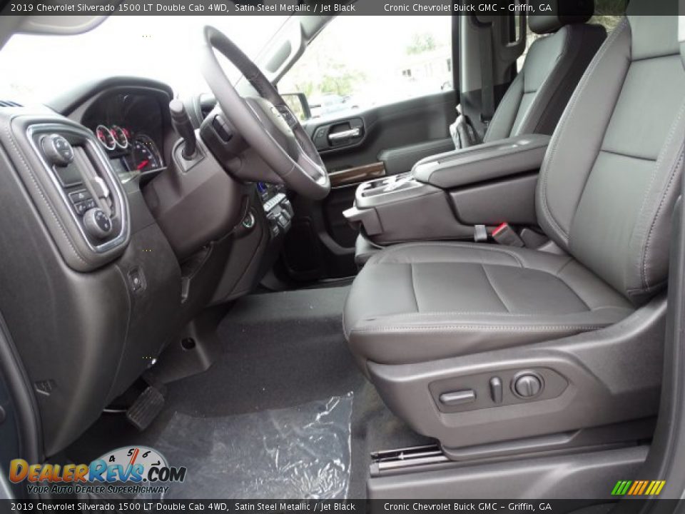 2019 Chevrolet Silverado 1500 LT Double Cab 4WD Satin Steel Metallic / Jet Black Photo #13