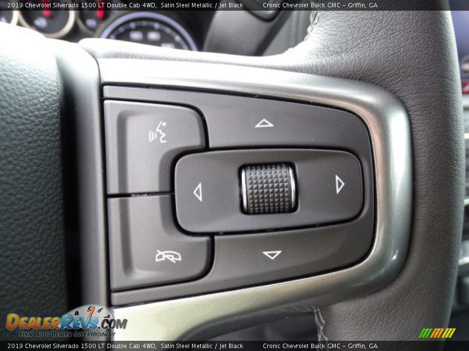 2019 Chevrolet Silverado 1500 LT Double Cab 4WD Satin Steel Metallic / Jet Black Photo #16