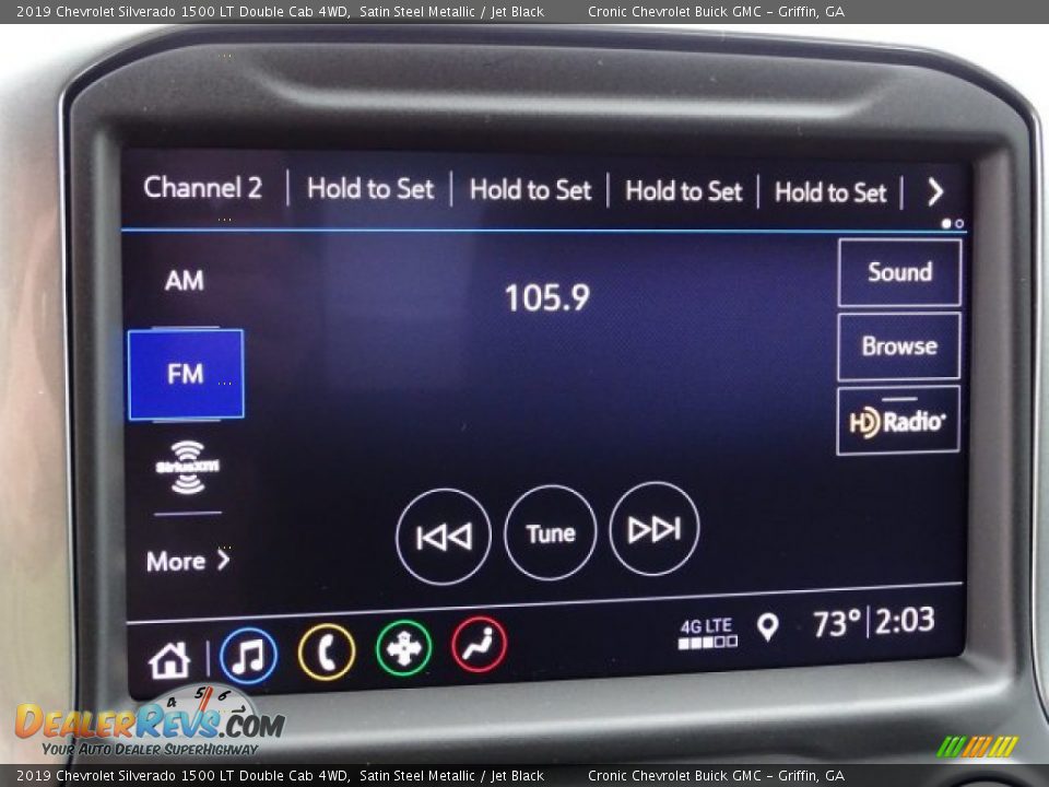 2019 Chevrolet Silverado 1500 LT Double Cab 4WD Satin Steel Metallic / Jet Black Photo #17