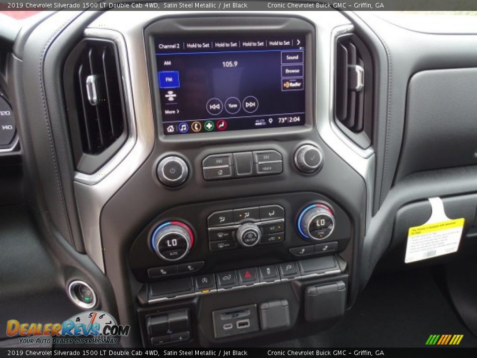 2019 Chevrolet Silverado 1500 LT Double Cab 4WD Satin Steel Metallic / Jet Black Photo #19