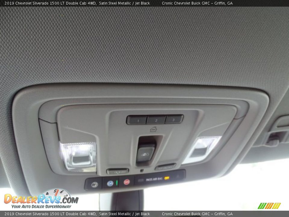 2019 Chevrolet Silverado 1500 LT Double Cab 4WD Satin Steel Metallic / Jet Black Photo #20