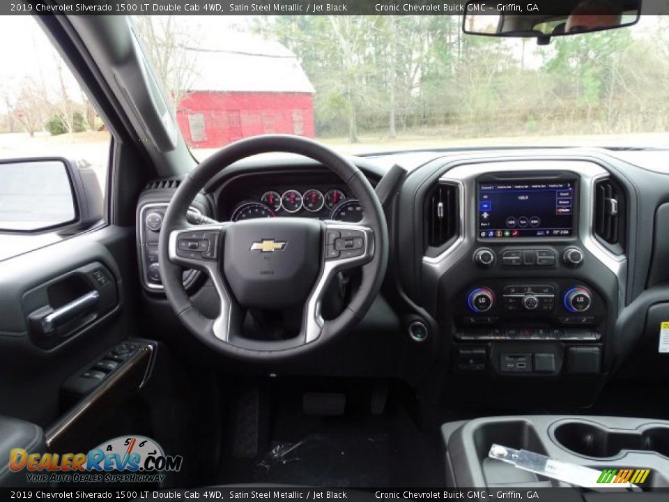 2019 Chevrolet Silverado 1500 LT Double Cab 4WD Satin Steel Metallic / Jet Black Photo #24