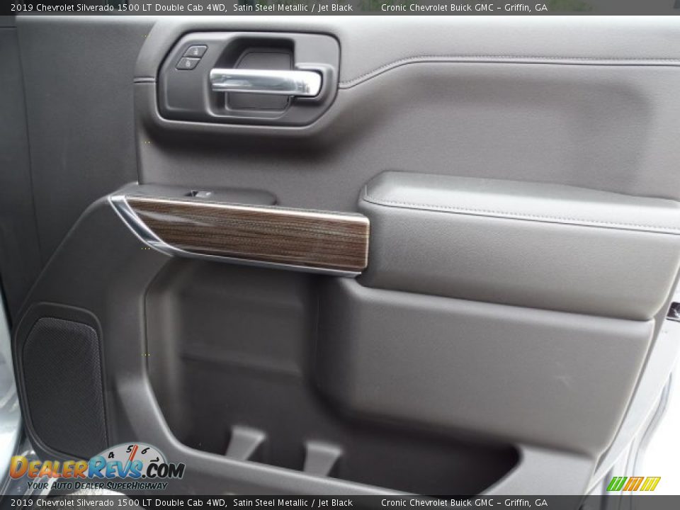 2019 Chevrolet Silverado 1500 LT Double Cab 4WD Satin Steel Metallic / Jet Black Photo #26