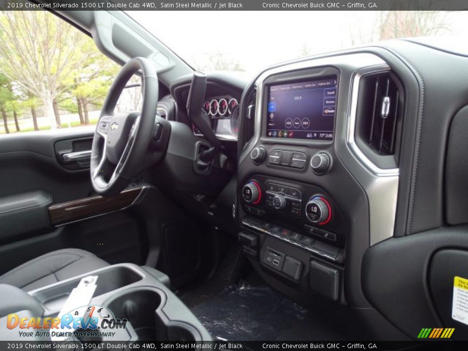 2019 Chevrolet Silverado 1500 LT Double Cab 4WD Satin Steel Metallic / Jet Black Photo #28