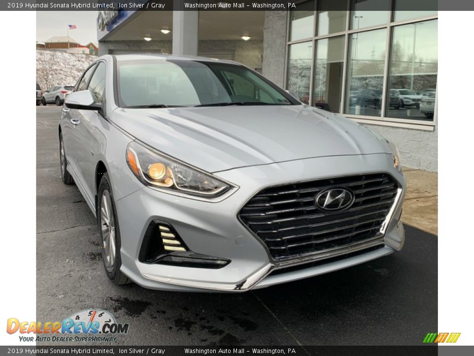 2019 Hyundai Sonata Hybrid Limited Ion Silver / Gray Photo #1