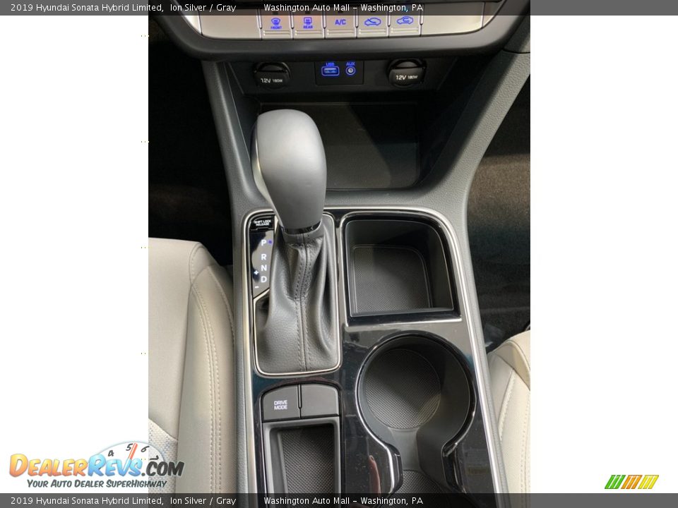 2019 Hyundai Sonata Hybrid Limited Ion Silver / Gray Photo #33
