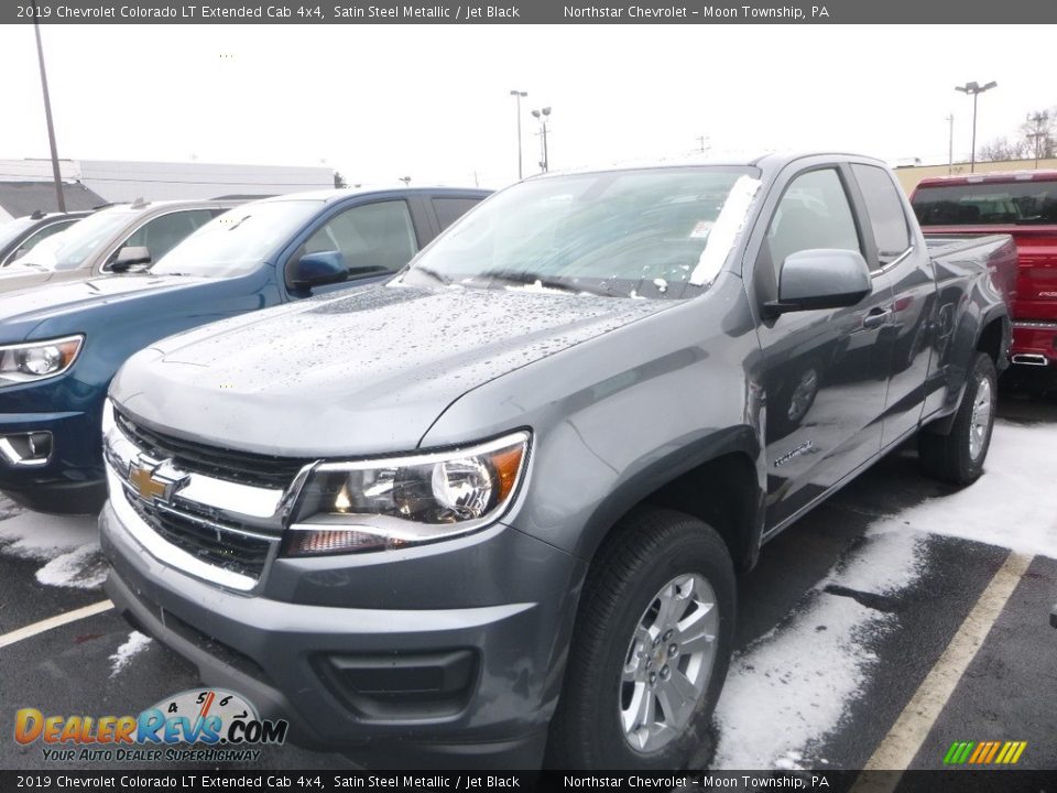 2019 Chevrolet Colorado LT Extended Cab 4x4 Satin Steel Metallic / Jet Black Photo #1