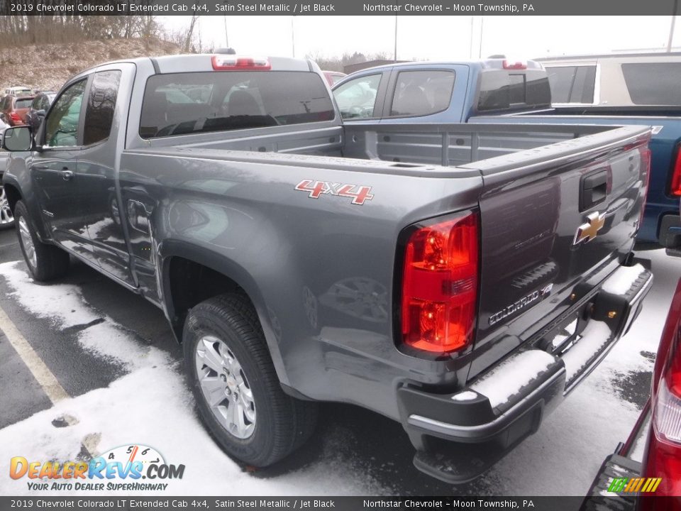 2019 Chevrolet Colorado LT Extended Cab 4x4 Satin Steel Metallic / Jet Black Photo #4