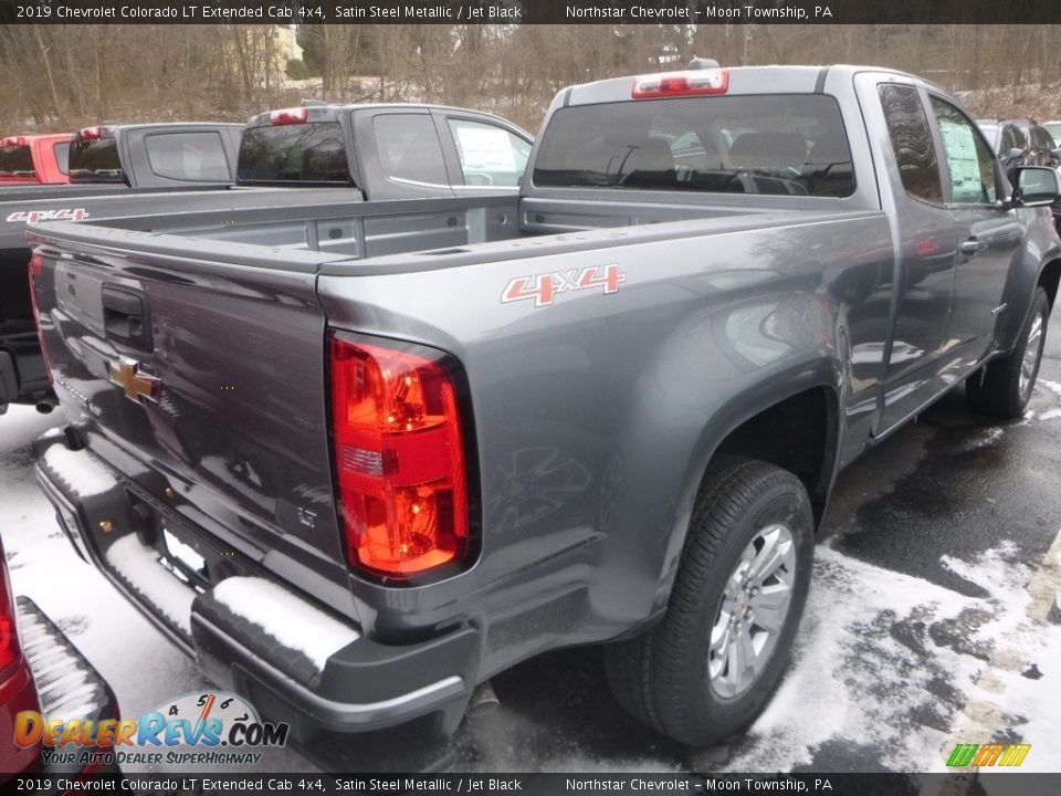 2019 Chevrolet Colorado LT Extended Cab 4x4 Satin Steel Metallic / Jet Black Photo #5