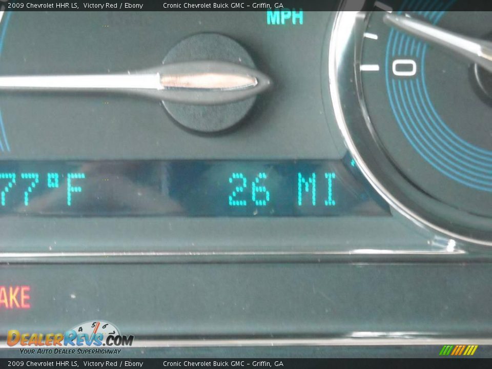 2009 Chevrolet HHR LS Victory Red / Ebony Photo #25