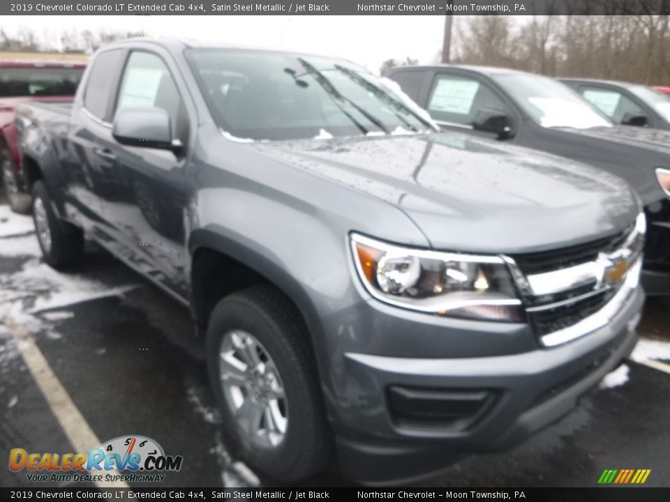 2019 Chevrolet Colorado LT Extended Cab 4x4 Satin Steel Metallic / Jet Black Photo #6