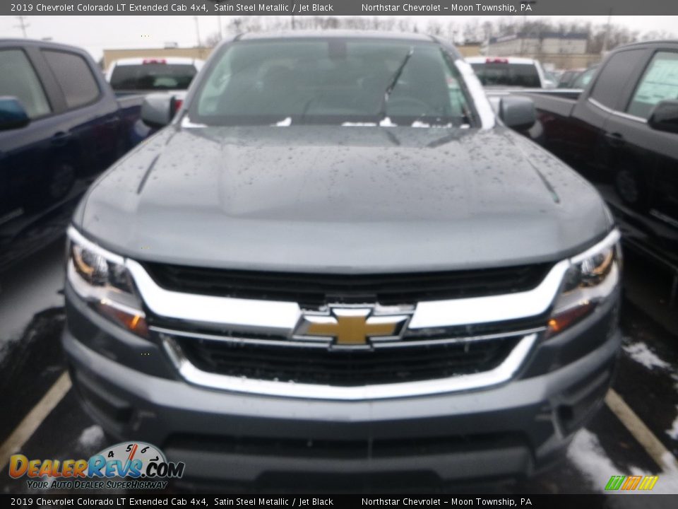 2019 Chevrolet Colorado LT Extended Cab 4x4 Satin Steel Metallic / Jet Black Photo #7