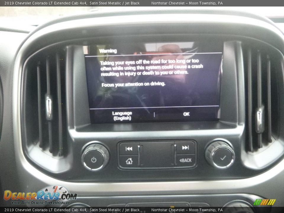 2019 Chevrolet Colorado LT Extended Cab 4x4 Satin Steel Metallic / Jet Black Photo #15