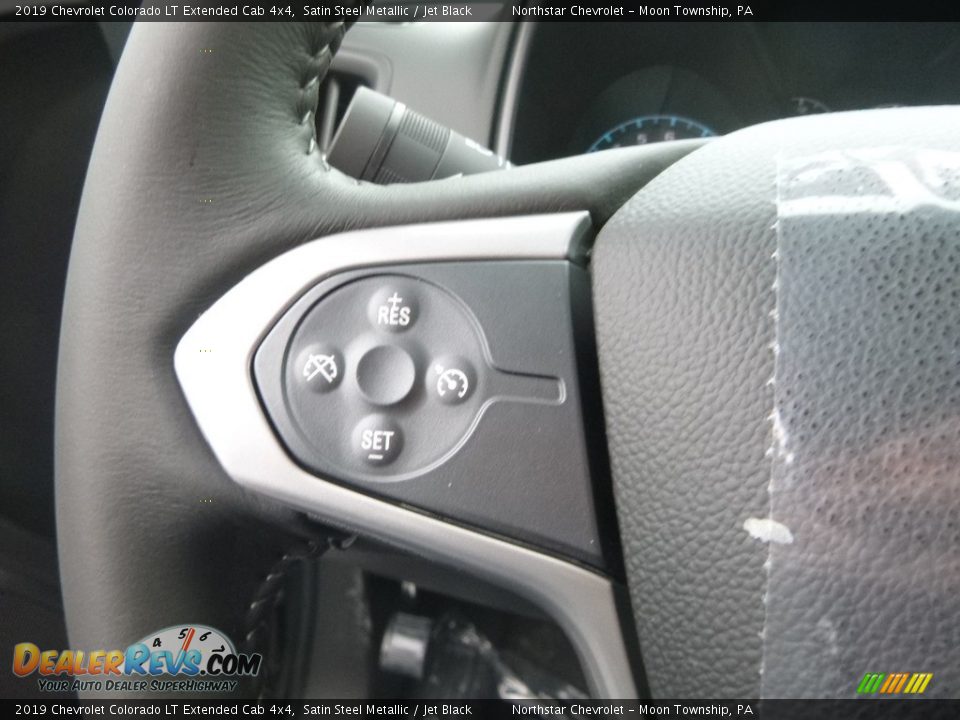 2019 Chevrolet Colorado LT Extended Cab 4x4 Satin Steel Metallic / Jet Black Photo #17