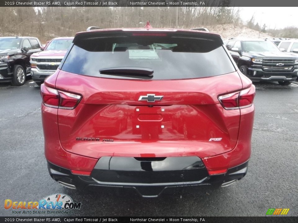 2019 Chevrolet Blazer RS AWD Cajun Red Tintcoat / Jet Black Photo #4