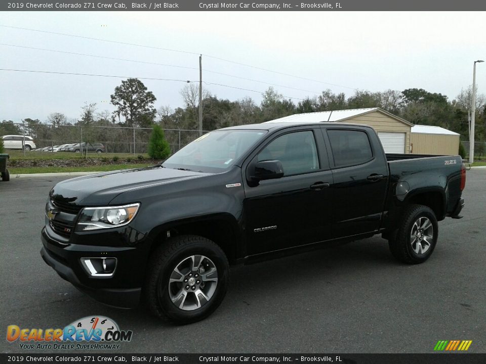 2019 Chevrolet Colorado Z71 Crew Cab Black / Jet Black Photo #1