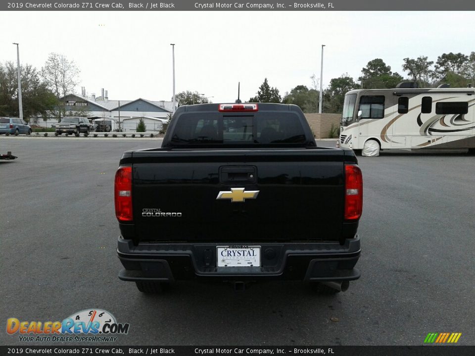 2019 Chevrolet Colorado Z71 Crew Cab Black / Jet Black Photo #4