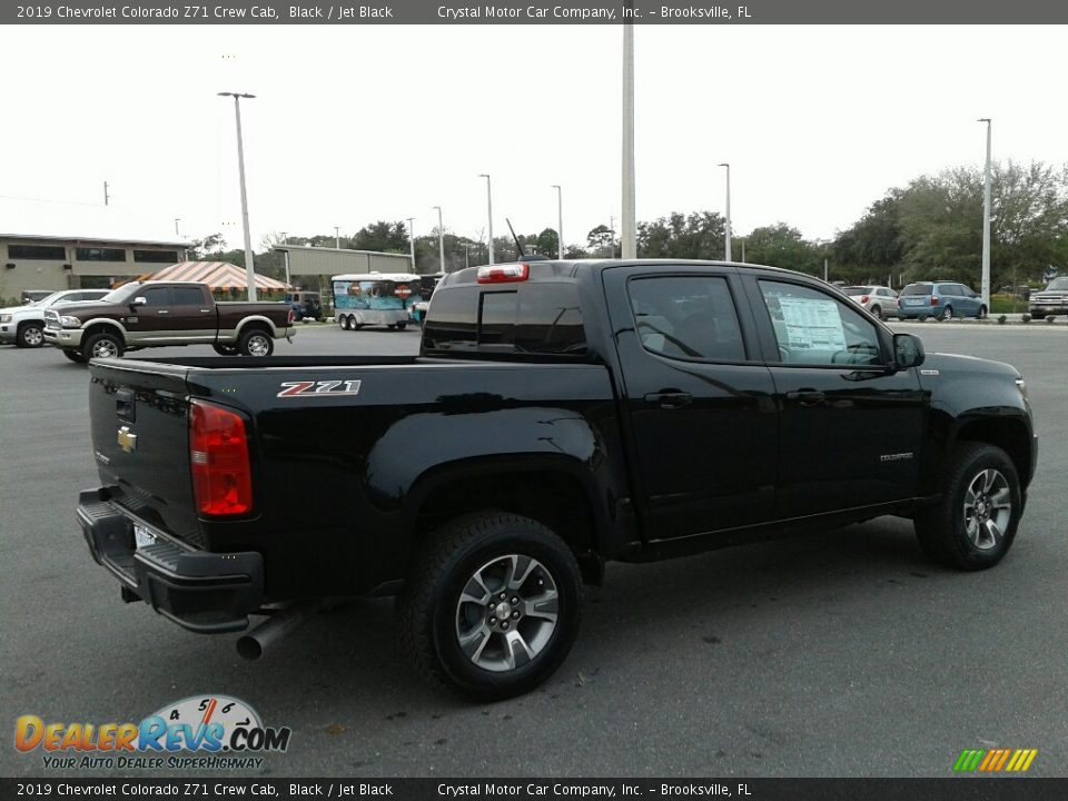 2019 Chevrolet Colorado Z71 Crew Cab Black / Jet Black Photo #5