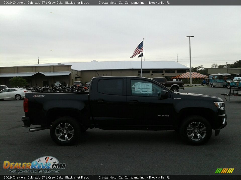 2019 Chevrolet Colorado Z71 Crew Cab Black / Jet Black Photo #6