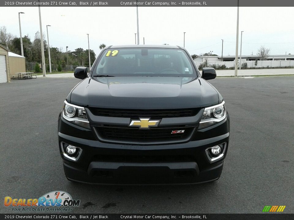 2019 Chevrolet Colorado Z71 Crew Cab Black / Jet Black Photo #8