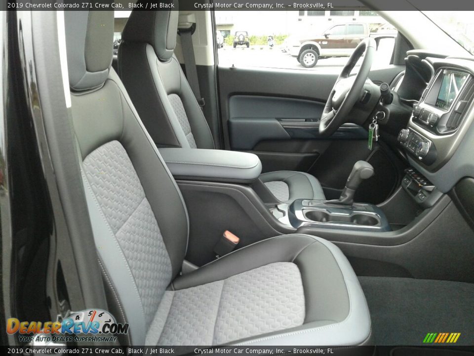 2019 Chevrolet Colorado Z71 Crew Cab Black / Jet Black Photo #12