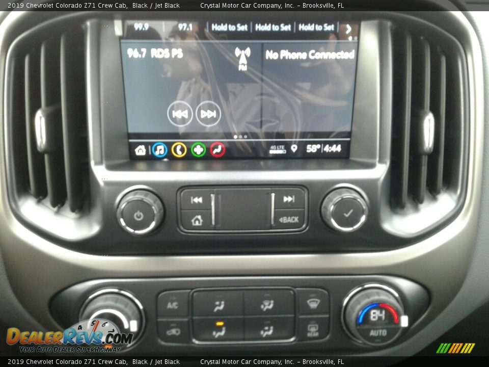 2019 Chevrolet Colorado Z71 Crew Cab Black / Jet Black Photo #15