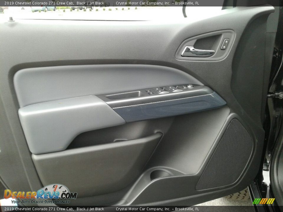 2019 Chevrolet Colorado Z71 Crew Cab Black / Jet Black Photo #17
