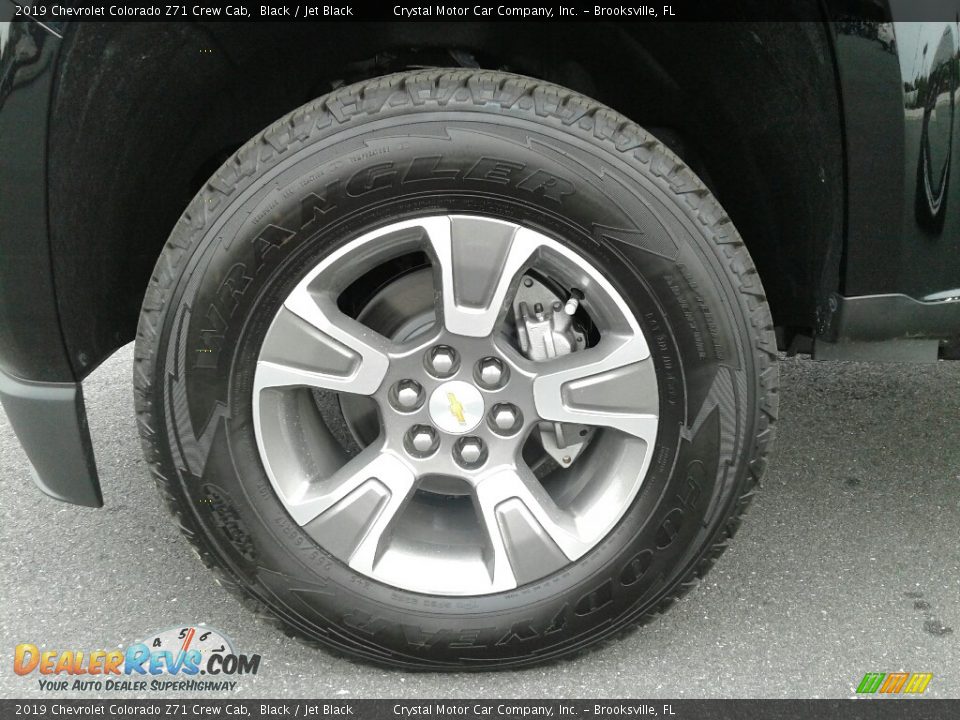 2019 Chevrolet Colorado Z71 Crew Cab Black / Jet Black Photo #20
