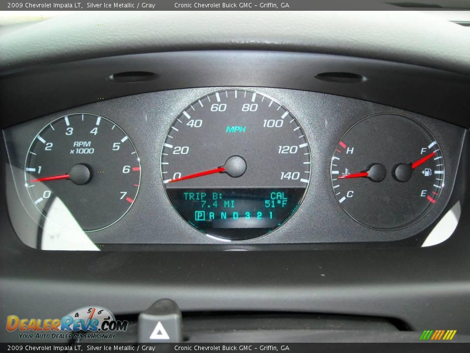 2009 Chevrolet Impala LT Silver Ice Metallic / Gray Photo #24
